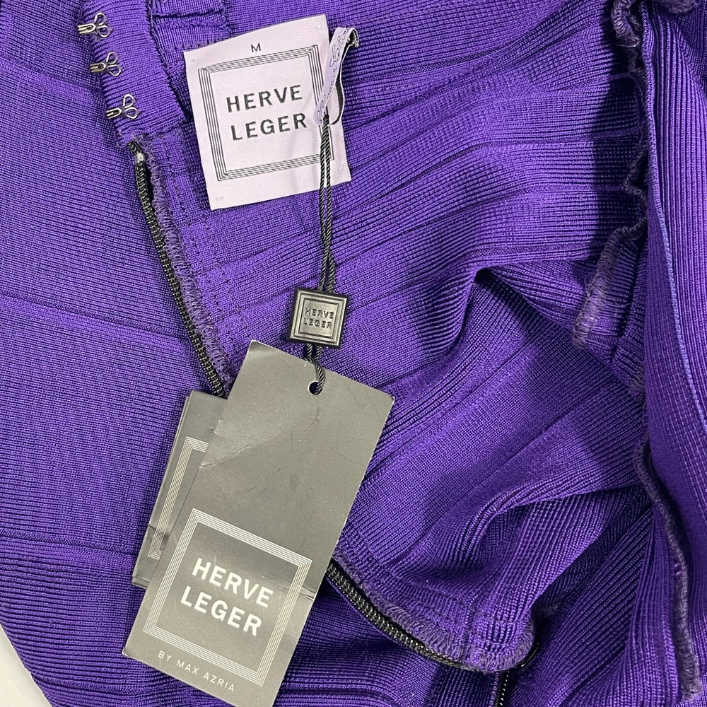 Herve leger Purple Women's Dress. M - Picture 7 of 9